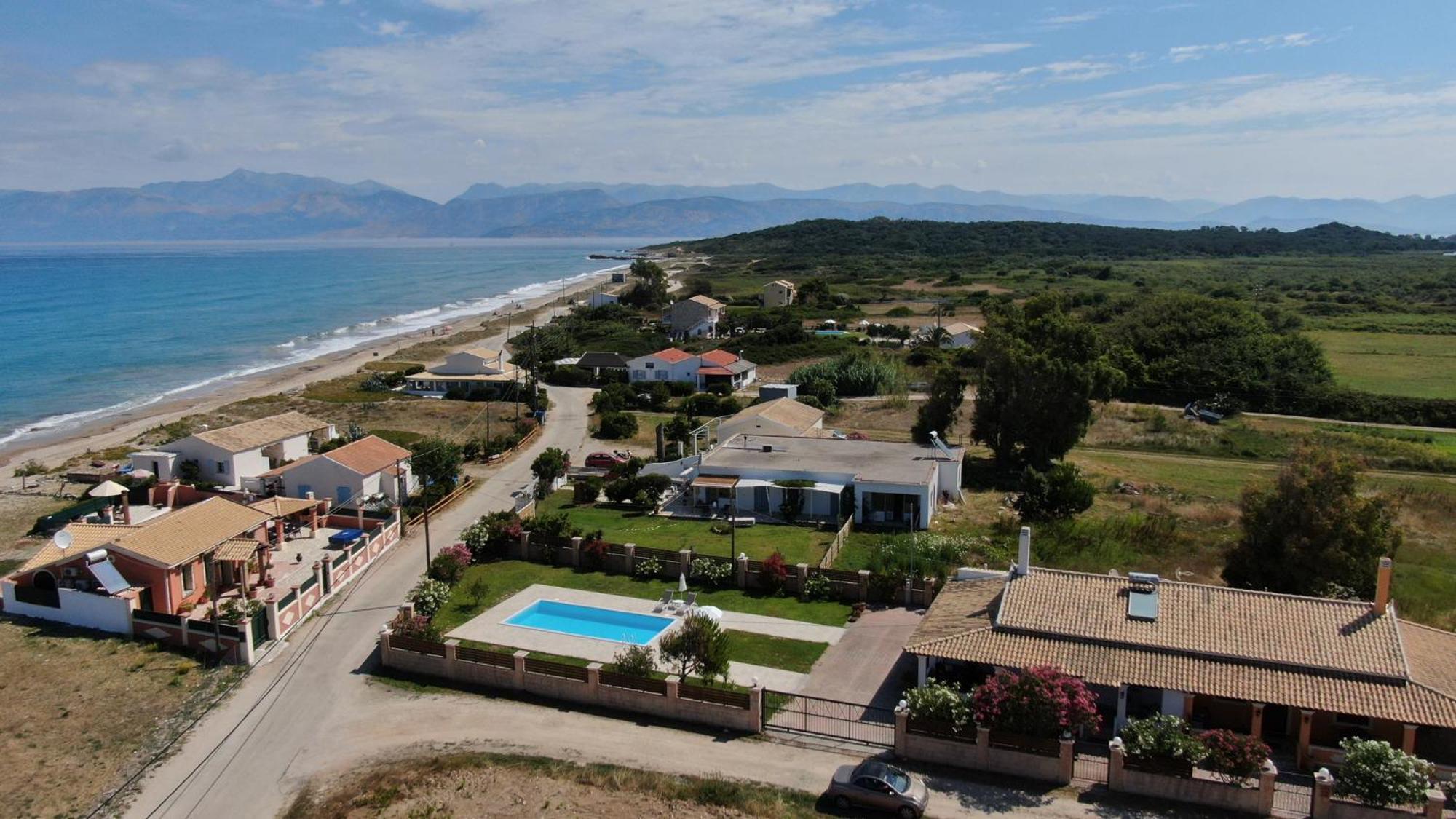 Almyra Beach House Corfu Almiros Beach Exterior foto